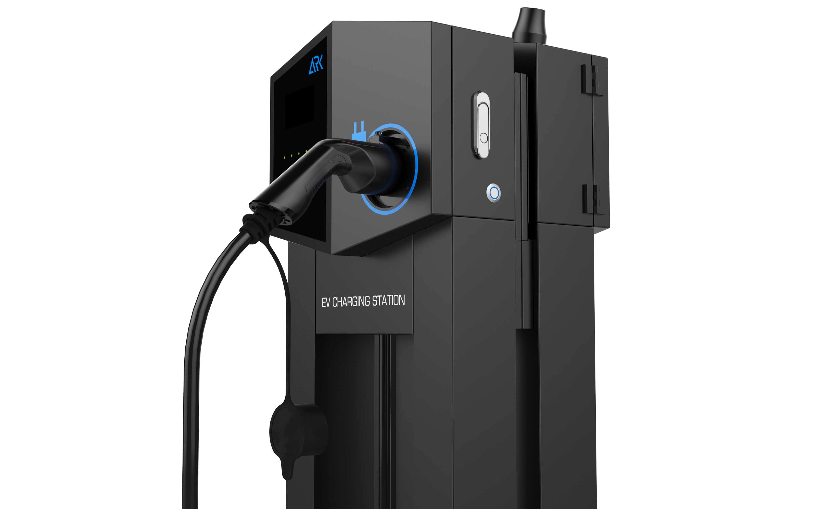  Business OCPP Dual Type2 Plugs 44kw Ev Charging Station