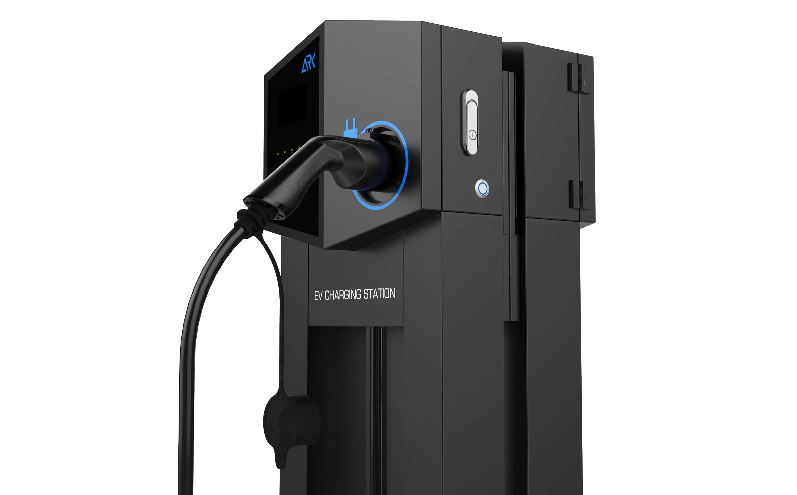  Business OCPP Dual Type2 Plugs 44kw Ev Charging Station